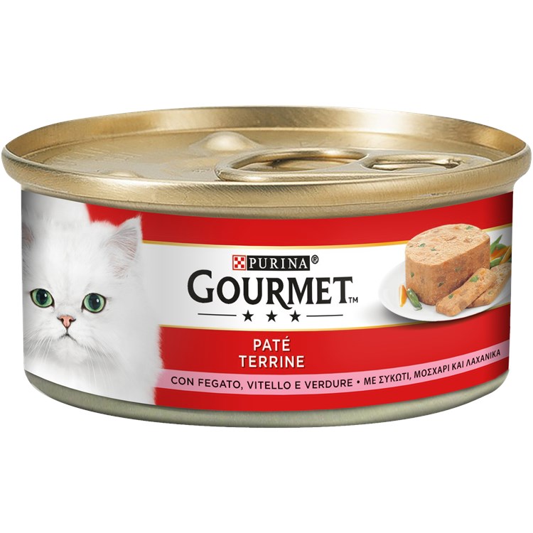 Gourmet pate' 195 gr Vitello fegato e verdure