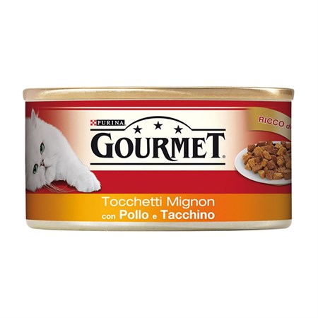 gourmet tocchetti mignon 195 gr salmone e trota