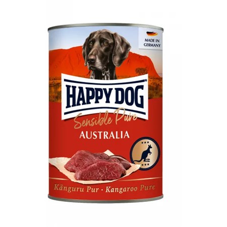 Happy Dog Sensible Australia Canguro Puro 400 gr Cibo Umido Per Cani in Cani