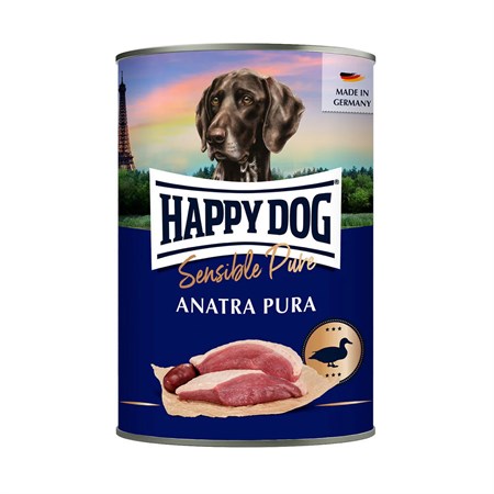 happy dog anatra monoproteico 800 gr umido cane