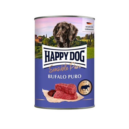 happy dog bufalo monoproteico 800 gr umido cane