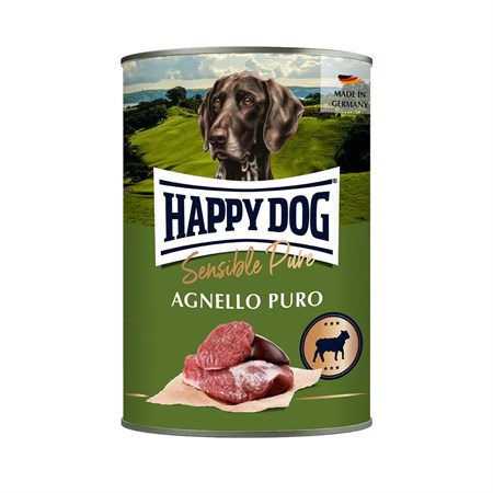 happy dog agnello monoproteico 800 gr umido cane
