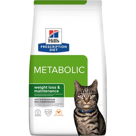 Hill's Prescription Diet Metabolic Pollo 1,5 kg per Gatto in Gatti