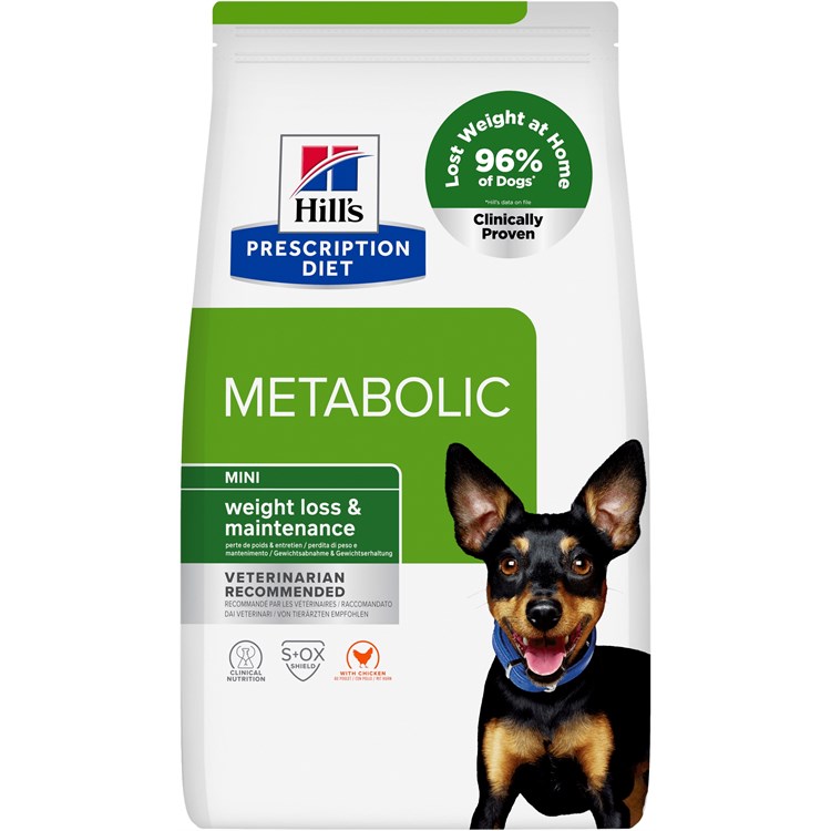 Hill's Prescription Diet Metabolic Mini 1 kg Crocchette Cane