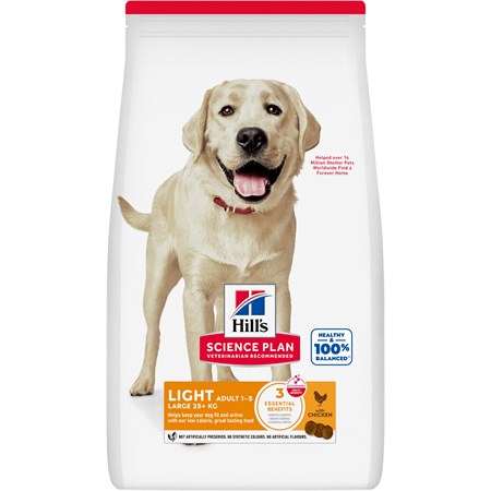 hill s science plan cane adult large breed light pollo 14 kg