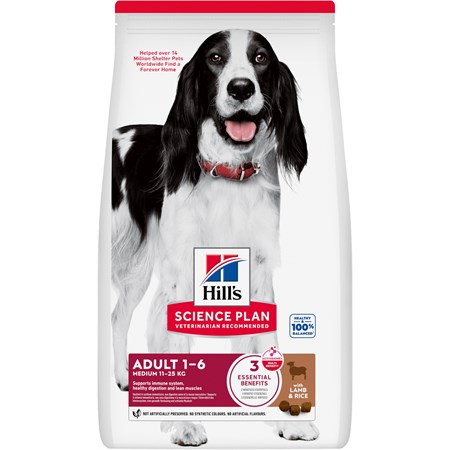 hill s science plan cane adult medium agnello 2 5 kg