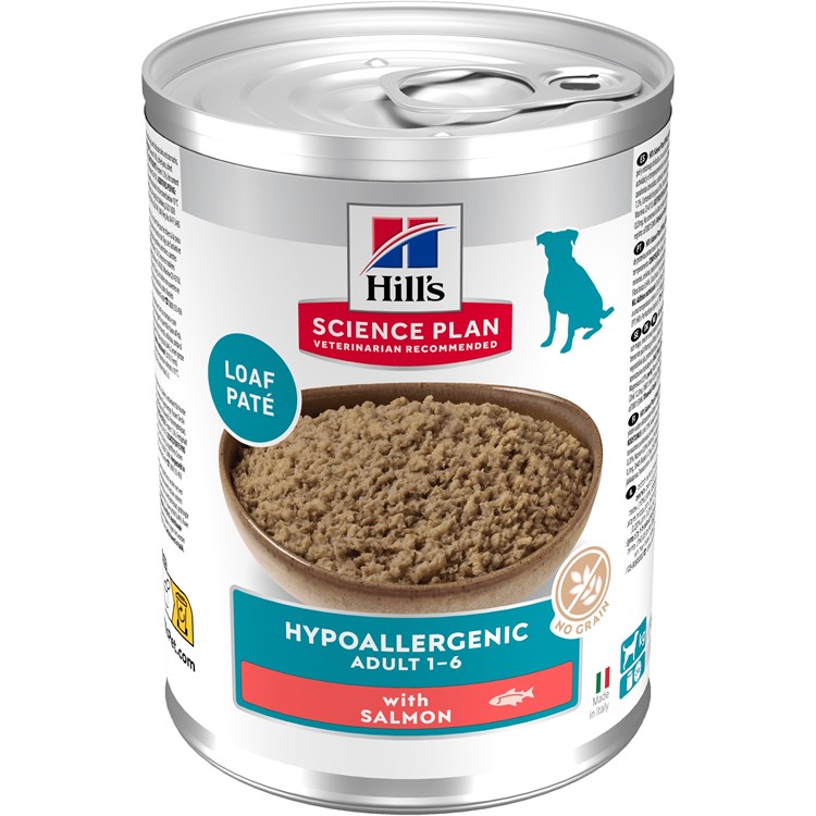 Hill's Science Plan Hypoallergenic Salmone Tonno 363 gr Cibo Umido Per Cani