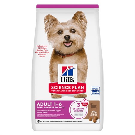 Hill's Science Plan Small Mini Adult con Agnello 6 Kg Crocchette Per Cani in Cani