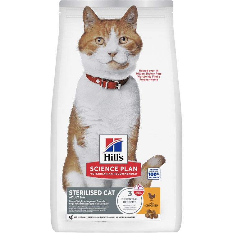 Hill's Science Plan Young Adult Sterilised Pollo 1,5 kg Gatto