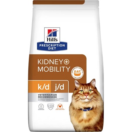 hill s diet k d mobility kidney care 2 kg secco gatto