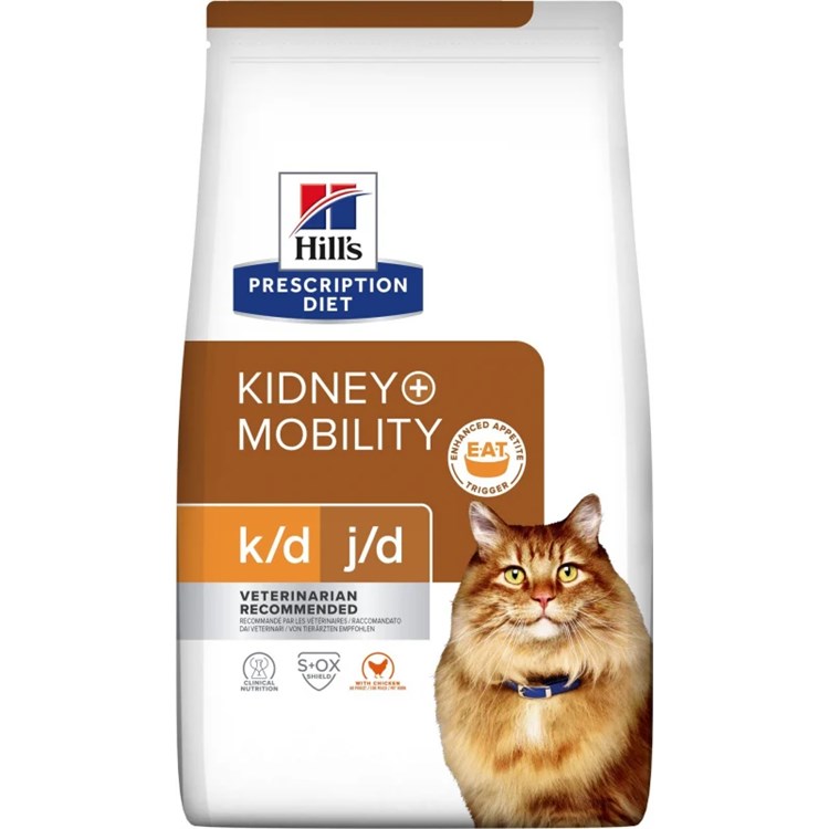 Hill's Diet K/D + Mobility Kideny Care 5 Kg Secco Gatto