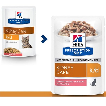 hill s diet k d salmone kidney care 85 gr umido gatto