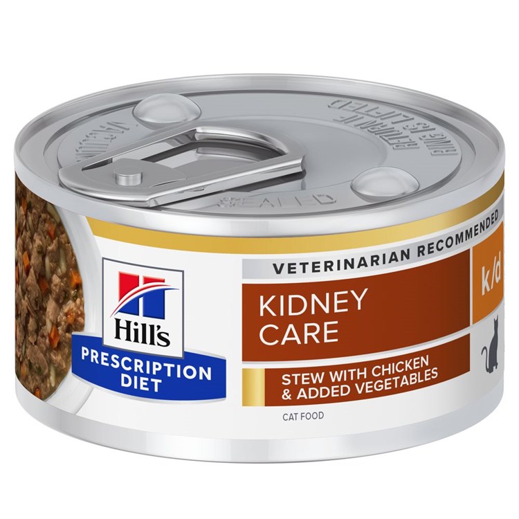 Hill's Diet k/d Stew 82 gr Spezzatino Pollo e Verdure Umido Gatto