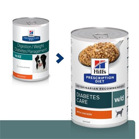 hill s diet w d digestive weight diabetes 370 gr per cane