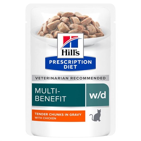 hill s diet w d multi benefit 85 gr bustina umido gatto