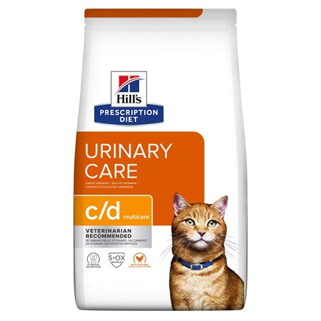 hills prescription diet feline cd urinary care pollo 8 kg per gatto danneggiato