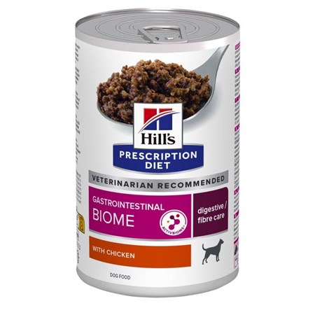 hill s prescription diet gastrointestinal biome pollo 370 gr umido per cane