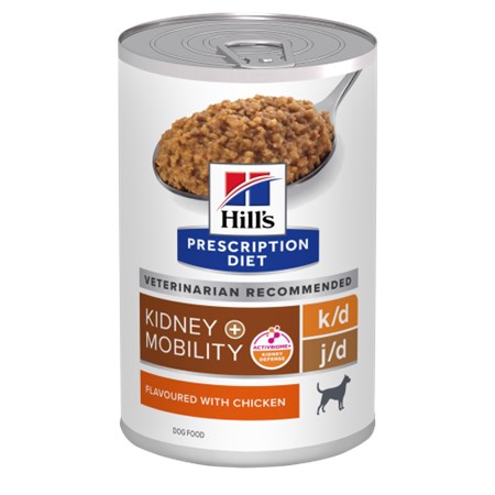 hill s prescription diet kideny k d mobility j d 370 gr pollo umido per cane