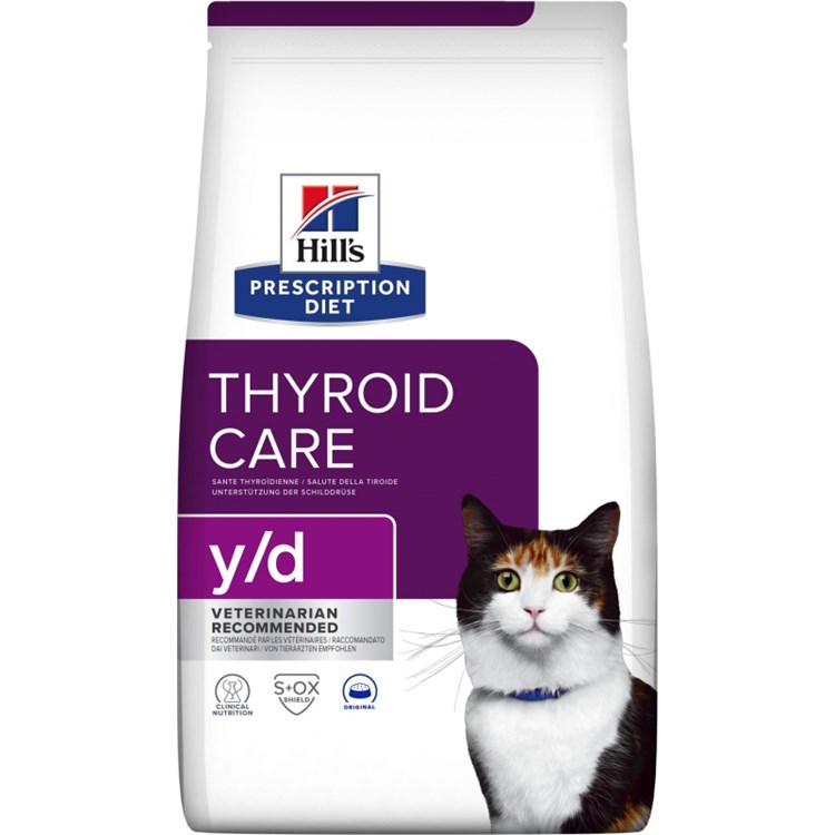 Hill's Prescription Diet Y/D Thyroid Care 1,5 kg Secco gatti