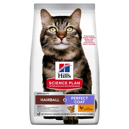 hill s science plan adult hairball pollo 1 5 kg gatto