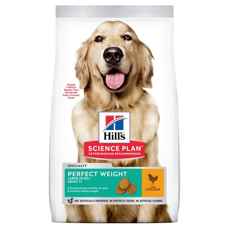 Hill's Science Plan Adult Large Breed Perfect Weight Con Pollo 12 Kg