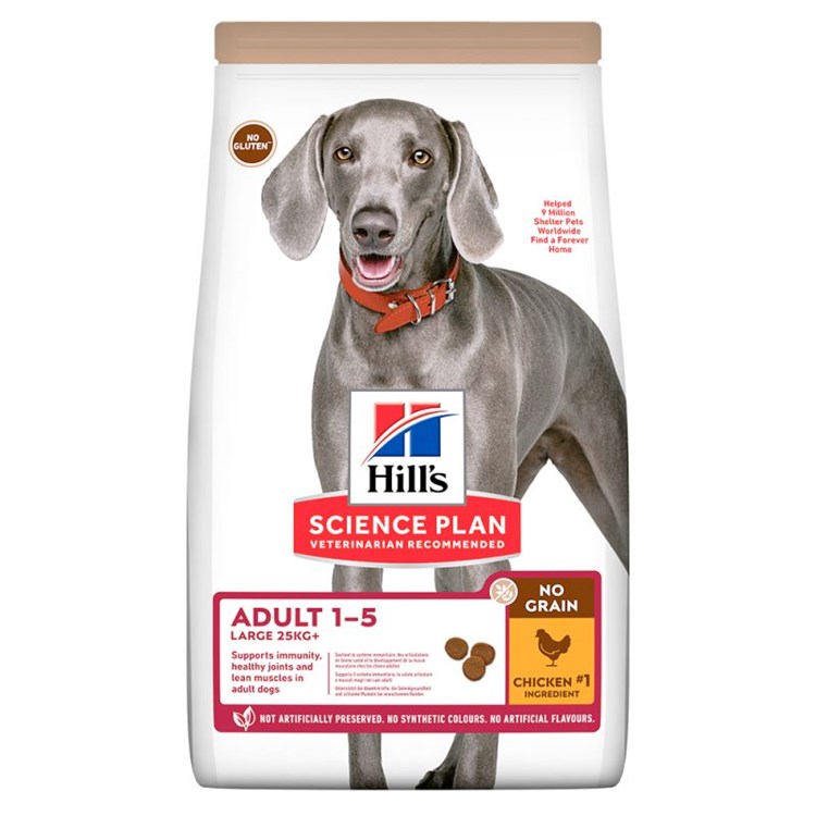 Hill's Science Plan Cane Adult 1 - 5 No Grain Large Pollo 12 kg