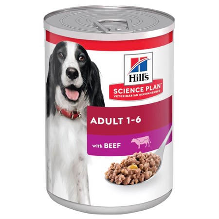 hill s science plan cane umido adult 1 6 manzo 370 gr