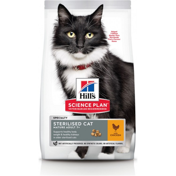 Hill's Science Plan Mature Adult Sterilised Pollo 10 kg Gatto SCA