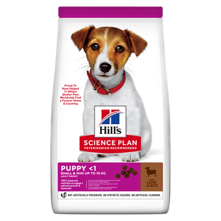 Hill's Science Plan Small Mini Puppy Agnello e Riso 6 kg Alimento Cani