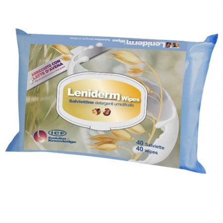 icf leniderm wipes 40 salviette per cani e gatti
