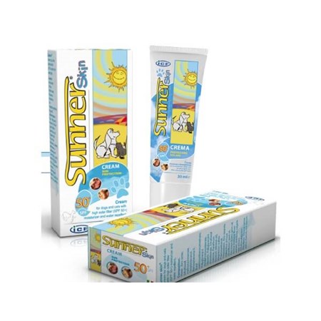 icf sunner skin 40 ml protezione solare per cani e gatti