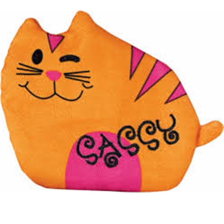 Kong Cat Refillables Sassy Gioco Per Gatti 10 cm Con Erba Gatta