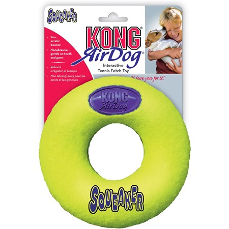 kong dog airdog squaker donut large 16 5 cm