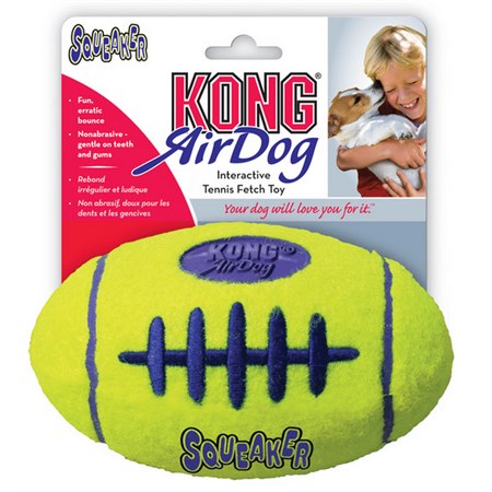 kong dog airdog squaker football small 8 5 cm