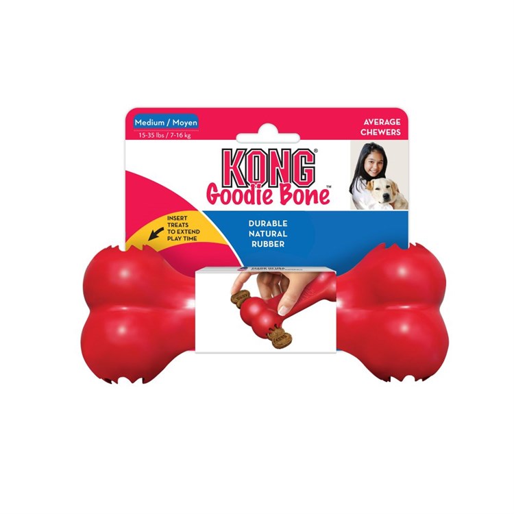 Kong Gioco Goodie Bone Large 22 cm Porta Snack Osso Resistente