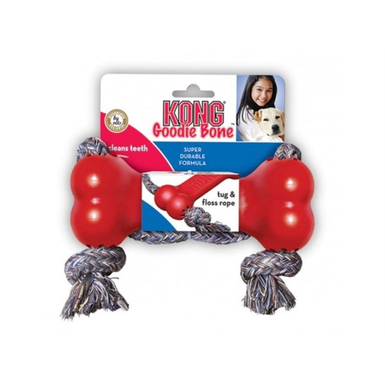 Kong Goodie Bone Extra Small Con Corda