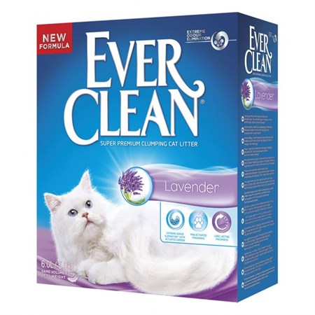 lettiera ever clean lavender 6 lt agglomerante lavanda