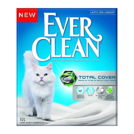 lettiera ever clean total cover agglomerante non profumata 6 lt