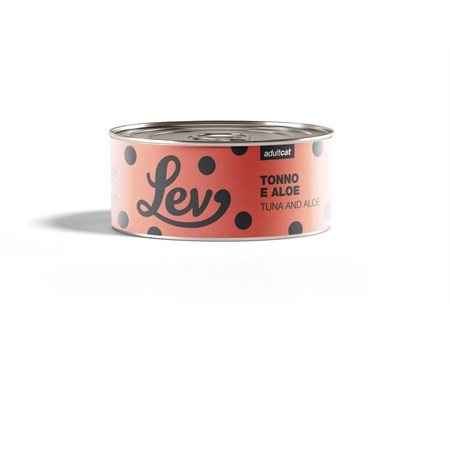 lev adult cat tonno aloe 140 gr lattina umido gatti