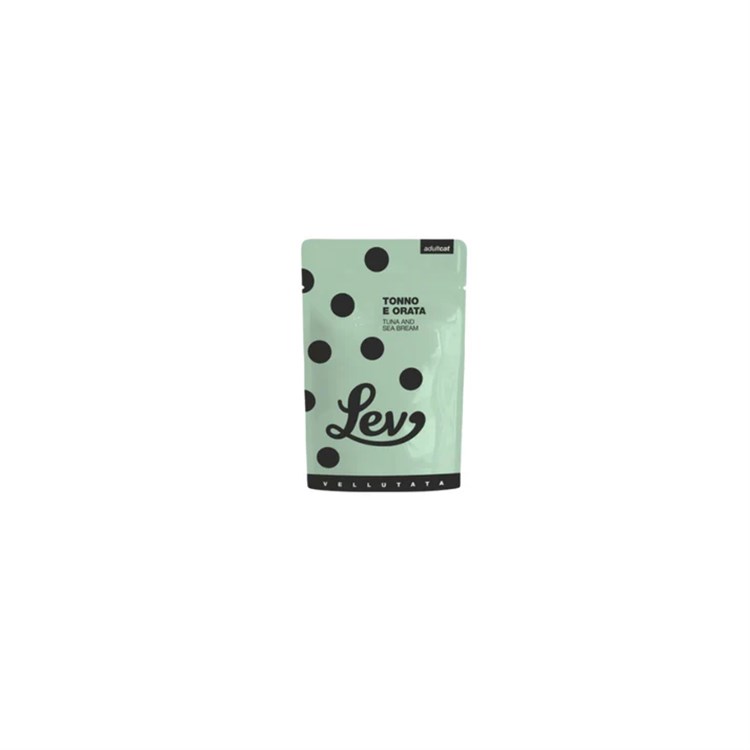 Lev Cat Vellutata Tonno e Orata 60 gr Bustina per Gatti