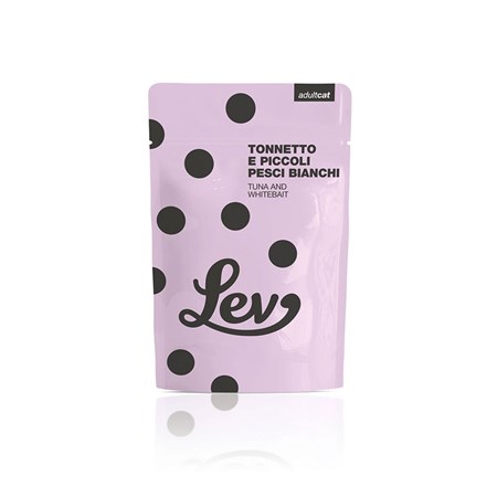 lev cat natural code adult in jelly tonneto piccoli pesci bianchi 60 gr bustina