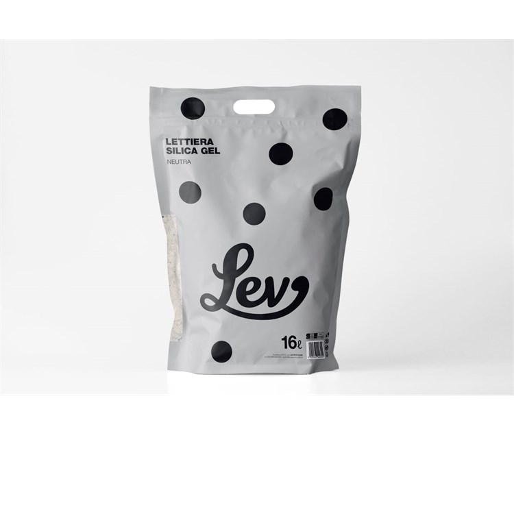 LEV Lettiera Silice Gel Neutra 5 lt Silicio Gatto