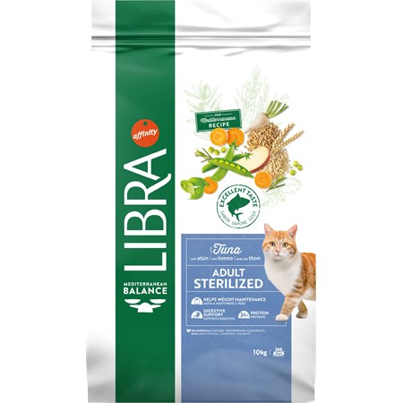 libra cat adult sterilised tonno 10kg