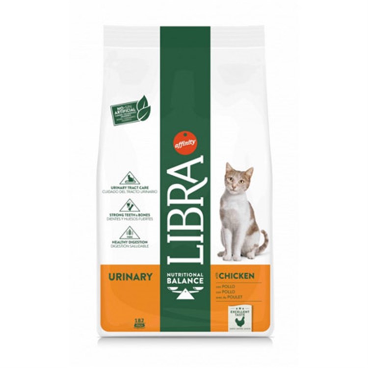 Libra Cat Urinary Pollo 10 kg Crocchette Per Gatti
