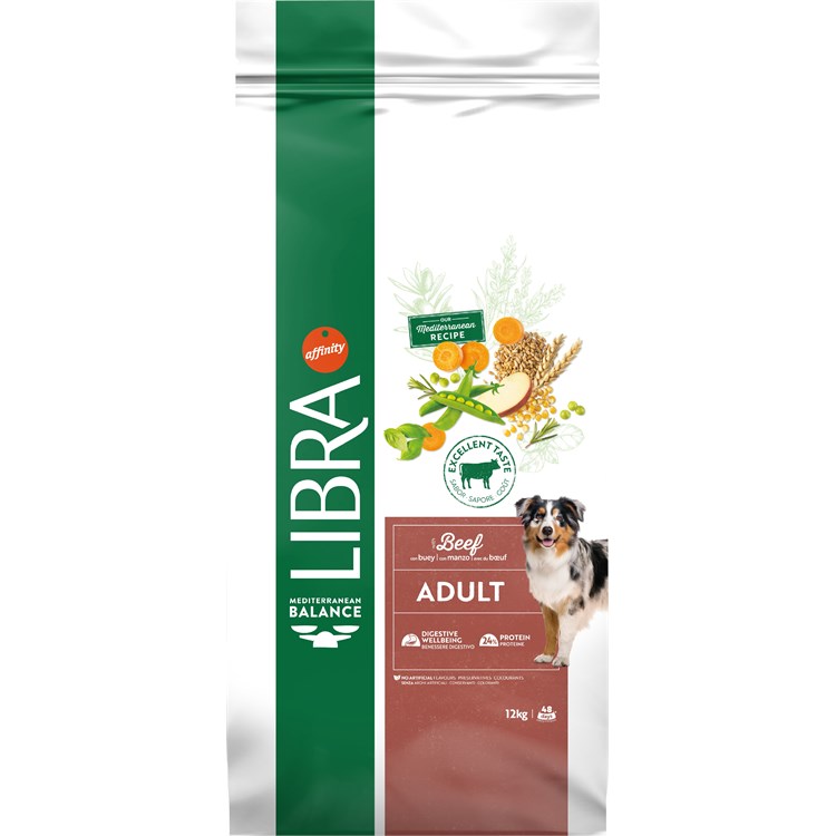 Libra Dog Adult Medium/Maxi Manzo 12kg