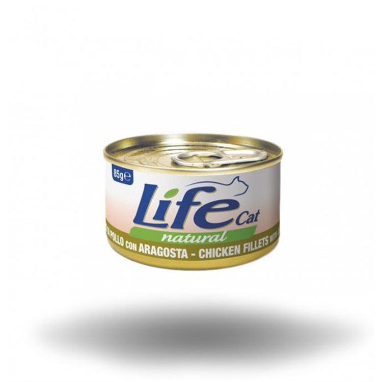 Life Cat Natural Pollo e Aragosta 85 gr Scatoletta Gatti
