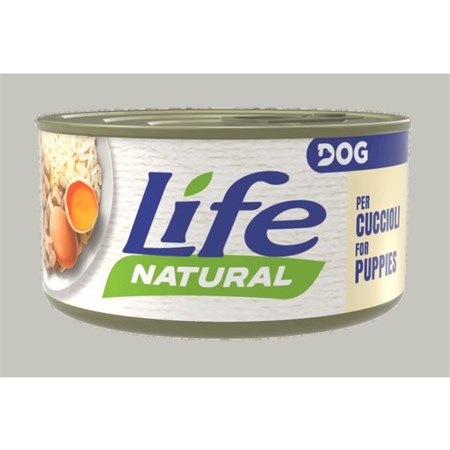 life dog natural puppy pollo 90 gr scatoletta cane