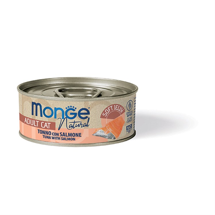 Monge Cat Jelly superpremium 80 gr Tonno con Salmone Per Gatti