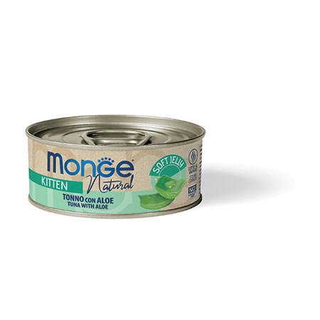 Monge Jelly superpremium 80 gr Kitten Tonno con Aloe per Gattini in Gatti