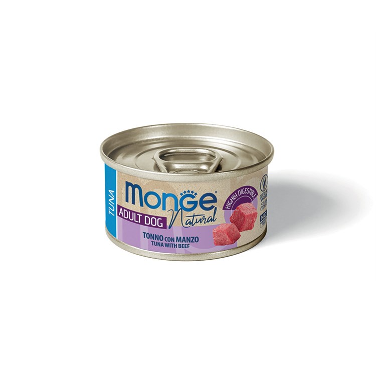 Monge Natural Dog Tonnetto Con Manzo 95 gr Umido Per Cani